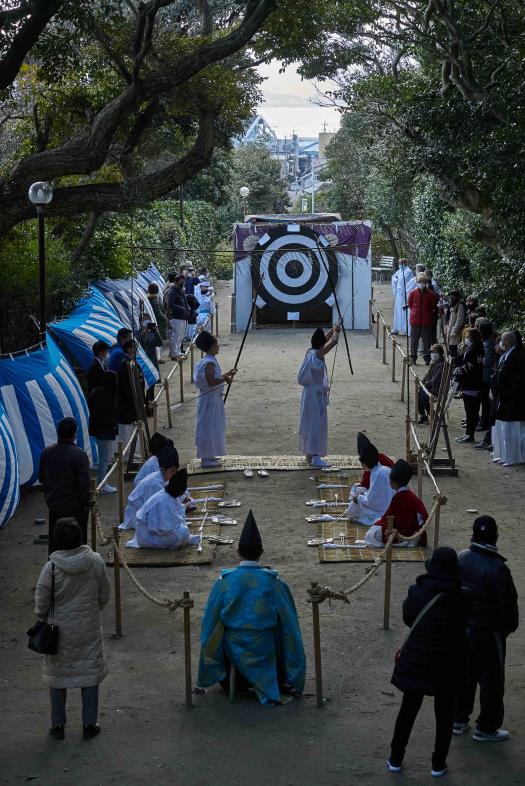 志賀海神社歩射祭