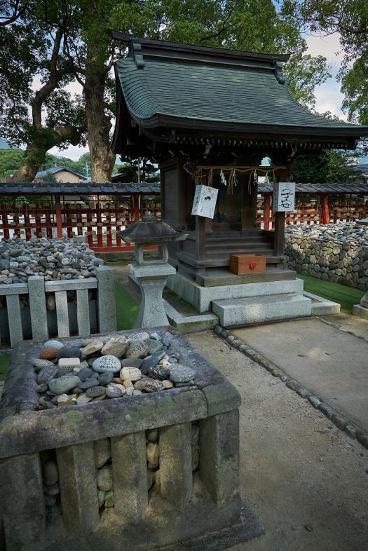 宇美八幡宮の安産信仰に関する伝説地