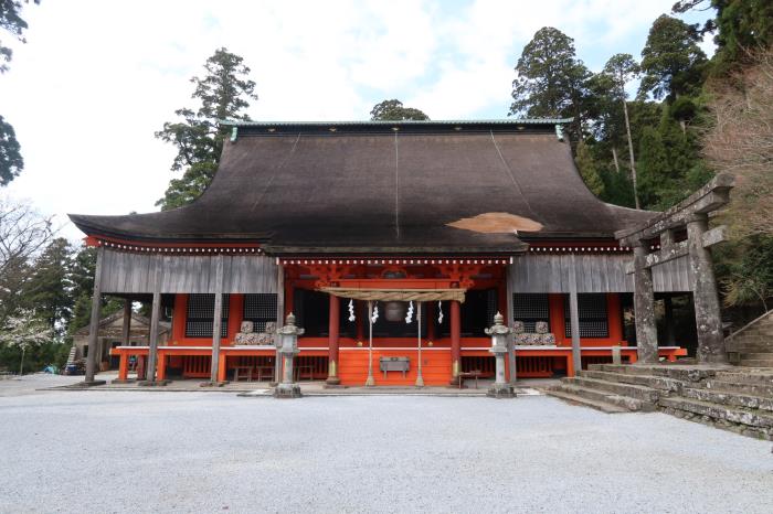 重要文化財（建造物）英彦山神社奉幣殿