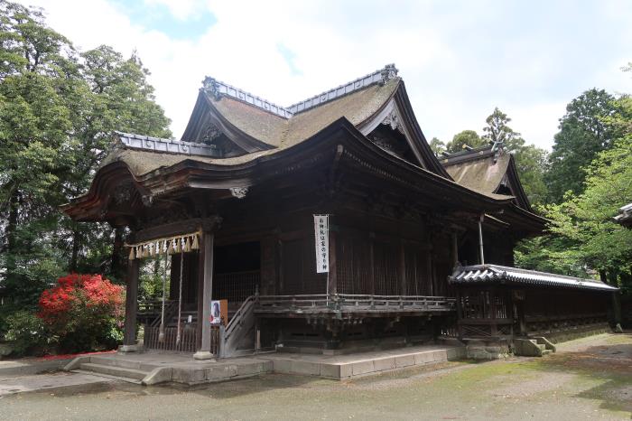 須佐能袁神社本殿、拝殿及び楼門