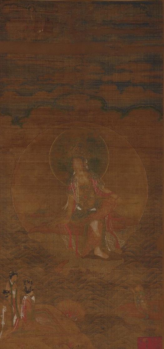梅林寺　絹本著色楊柳観音像